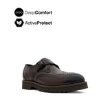 King Monk Strap WT Men's Shoes - Brown Leather