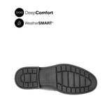Vash Slip On Penny Men's Shoes - Black Leather WP