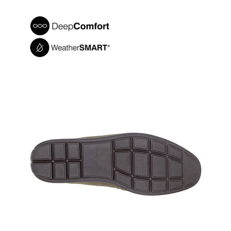 Sailor Slip On Mocc Toe Men's Shoes - Grey Tumbled Nubuck WP