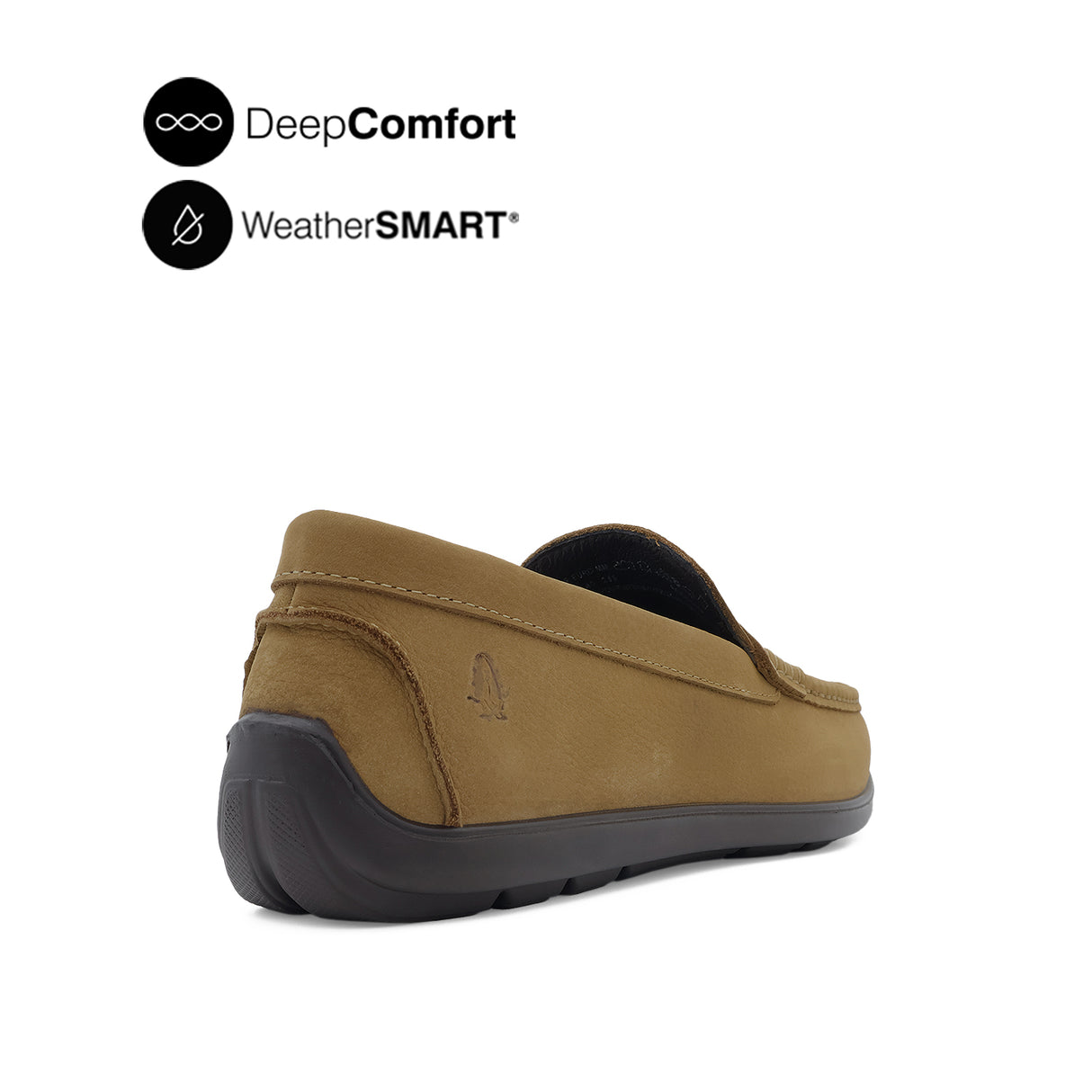 Sailor Slip On Penny Men's Shoes - Khaki Tumbled Nubuck WP