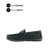 Sailor Slip On Penny Men's Shoes - Black Tumbled Nubuck WP