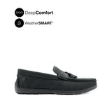Salilor Slip On Tassel Men's Shoes - Black Nubuck WP