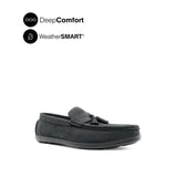 Salilor Slip On Tassel Men's Shoes - Black Nubuck WP