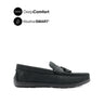 Salilor Slip On Tassel Men's Shoes - Black Nubuck WP