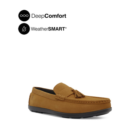 Salilor Slip On Tassel Men's Shoes - Tan Nubuck WP