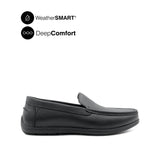 Sailor Venetian Men's Shoes - Black Leather WP