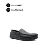 Sailor Venetian Men's Shoes - Black Leather WP
