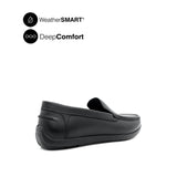 Sailor Venetian Men's Shoes - Black Leather WP