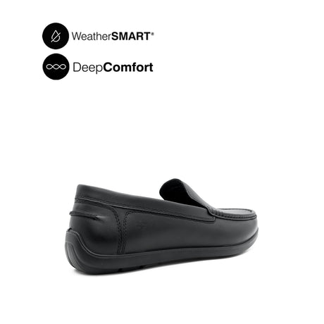 Sailor Venetian Men's Shoes - Black Leather WP