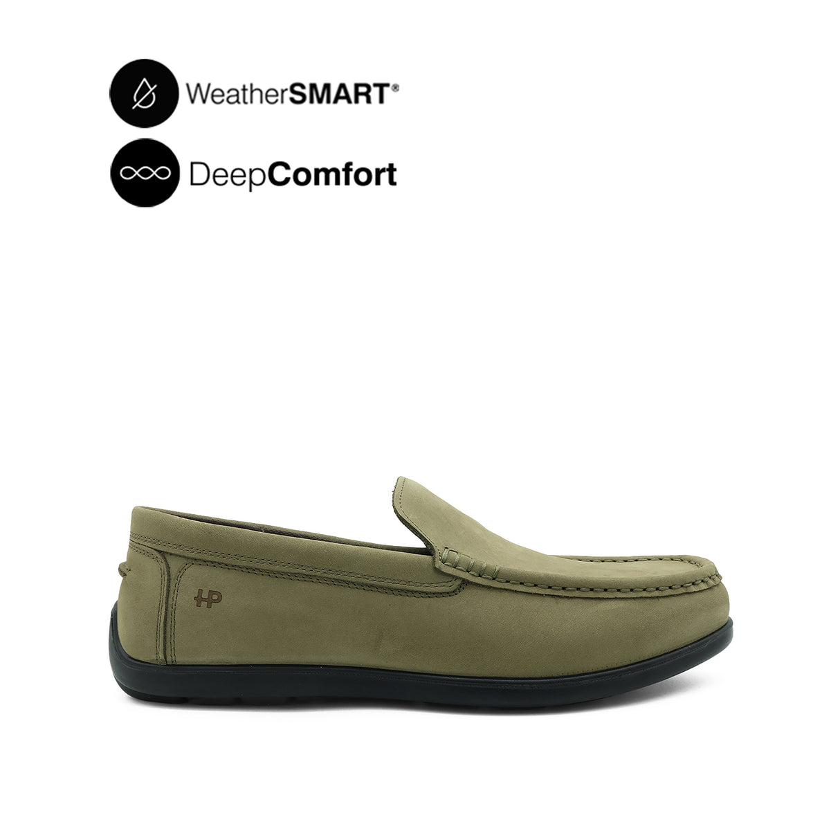 Sailor Venetian Men's Shoes - Olive Nubuck WP Hush Puppies Philippines