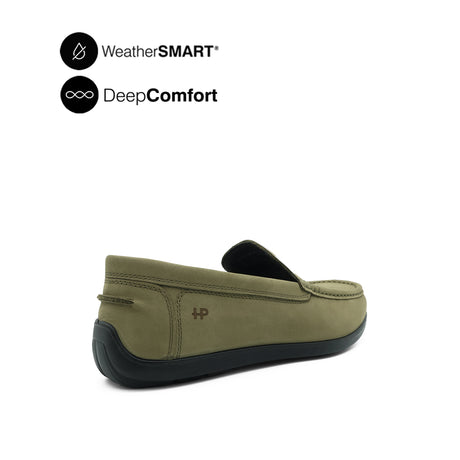 Sailor Venetian Men's Shoes - Olive Nubuck WP Hush Puppies Philippines