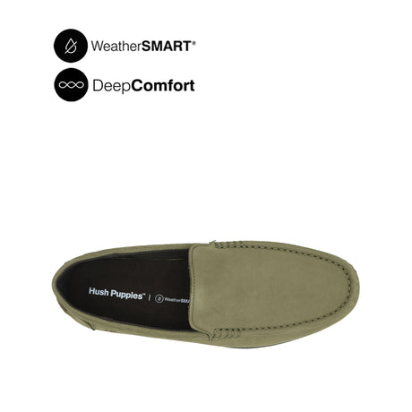 Sailor Venetian Men's Shoes - Olive Nubuck WP Hush Puppies Philippines