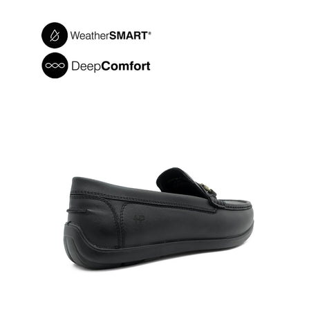 Sailor Metal Bit Men's Shoes - Black Leather WP