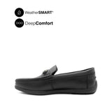 Sailor Metal Bit Men's Shoes - Black Leather WP
