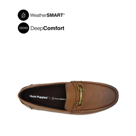 Sailor Metal Bit Men's Shoes - Deep Tan Leather WP Hush Puppies Philippines