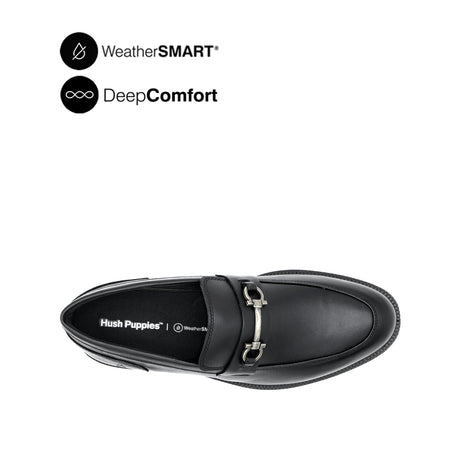 Ryder Metal Bit Men's Shoes - Black Leather WP