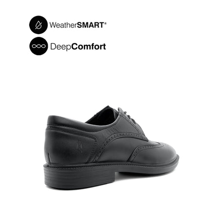 Ryder Lace Up WT Men's Shoes - Black Leather WP