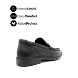 Ryder Penny Men's Shoes - Black Leather WP Hush Puppies Philippines
