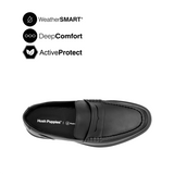 Ryder Penny Men's Shoes - Black Leather WP Hush Puppies Philippines