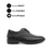 Ryder Lace Up BT Men's Shoes - Black Leather WP Hush Puppies Philippines