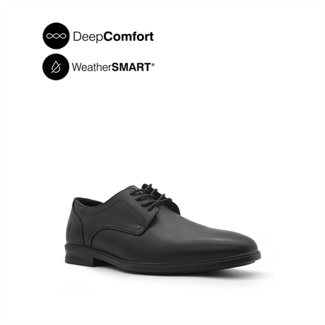 Pierre Lace Up PT Men's Shoes - Black Leather WP