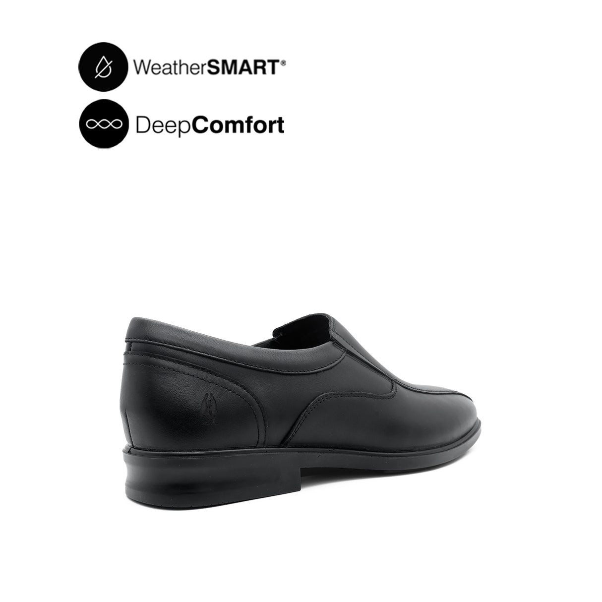 Pierre Slip On BT Men's Shoes - Black Leather WP