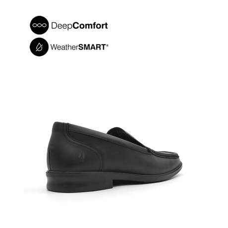 Pierre Slip On MT Men's Shoes - Black Leather WP