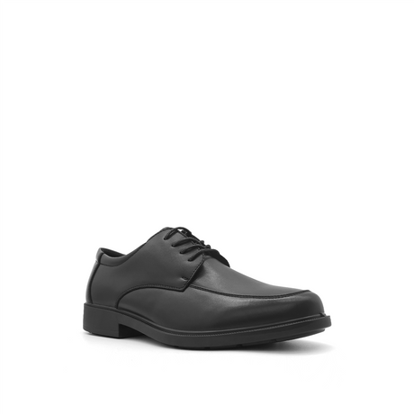 Shawn Lace Up AT Men's Shoes - Black Leather