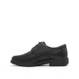 Shawn Lace Up AT Men's Shoes - Black Leather