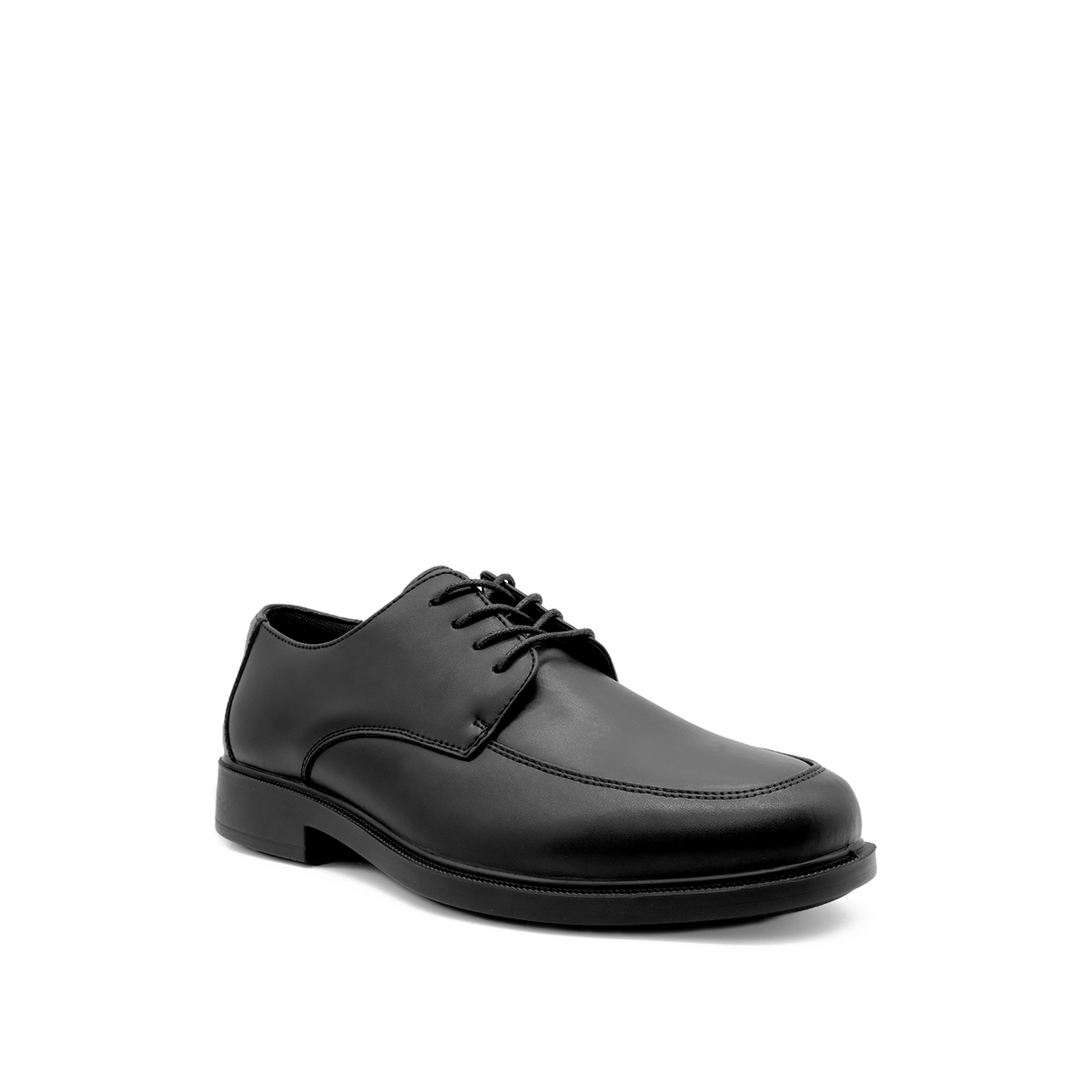 Teague Lace Up Men's Shoes - Black Leather Hush Puppies Philippines