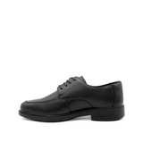 Teague Lace Up Men's Shoes - Black Leather Hush Puppies Philippines