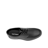 Teague Lace Up Men's Shoes - Black Leather Hush Puppies Philippines