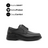 Theo Lace Up AT Men's Shoes - Black Leather WP Hush Puppies Philippines