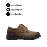 Theo Lace Up AT Men's Shoes - Deep Tan Leather WP Hush Puppies Philippines