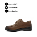 Theo Lace Up AT Men's Shoes - Deep Tan Leather WP Hush Puppies Philippines