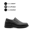 Theo Slip On AT Men's Shoes - Black Leather WP Hush Puppies Philippines
