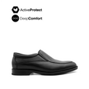 Thiago Slip On AT Men's Shoes - Black Leather Hush Puppies Philippines