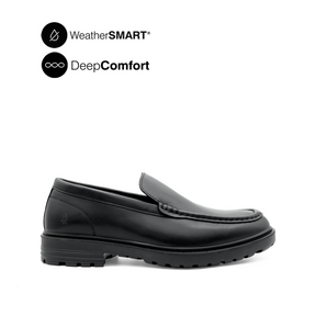 Napoleon Mocc Toe Men's Shoes - Black Leather WP Hush Puppies Philippines
