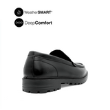 Napoleon Mocc Toe Men's Shoes - Black Leather WP Hush Puppies Philippines