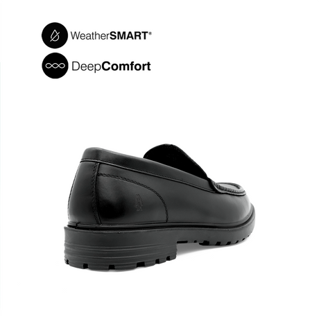 Napoleon Mocc Toe Men's Shoes - Black Leather WP Hush Puppies Philippines