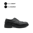 Napoleon Lace Up WT Men's Shoes - Black Leather WP Hush Puppies Philippines