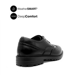 Napoleon Lace Up WT Men's Shoes - Black Leather WP Hush Puppies Philippines