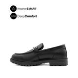 Napoleon Metal Bit Men's Shoes - Black Leather WP Hush Puppies Philippines