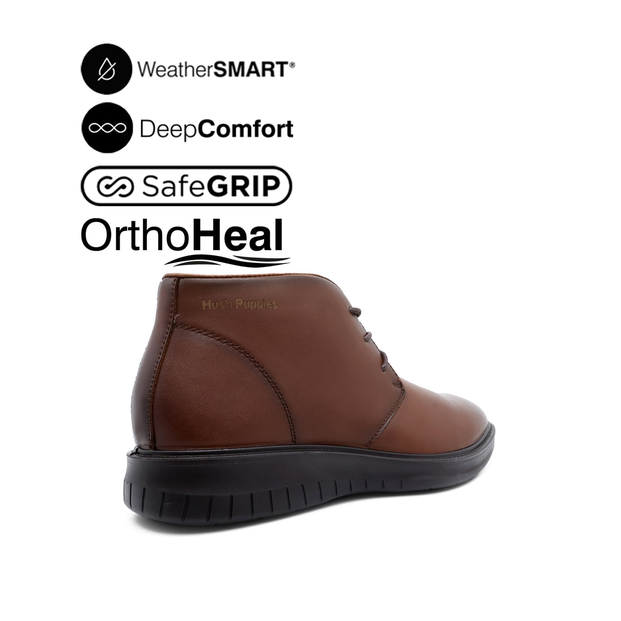 Loki Chukka Men's Boots - Deep Tan Leather WP