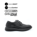 Loki Lace Up PT Men's Shoes - Black Leather WP