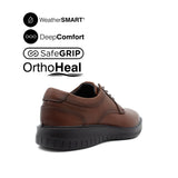 Loki Lace Up PT Men's Shoes - Deep Tan Leather WP