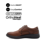 Loki Lace Up PT Men's Shoes - Deep Tan Leather WP