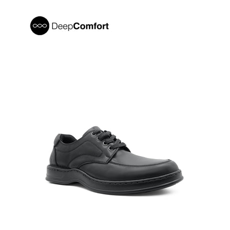 Rocco Lace Up Men's Shoes - Black Leather