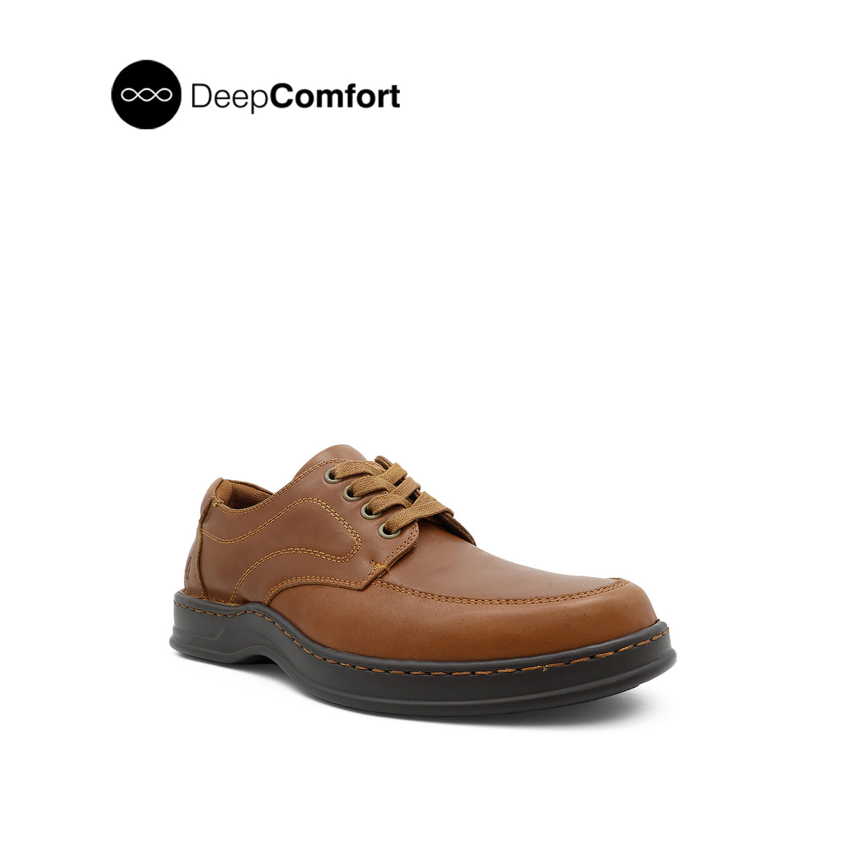 Rocco Lace Up Men's Shoes - Tan Leather