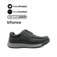 Severo Lace Up MT Men's Shoes - Black Tumbled Leather Hush Puppies Philippines